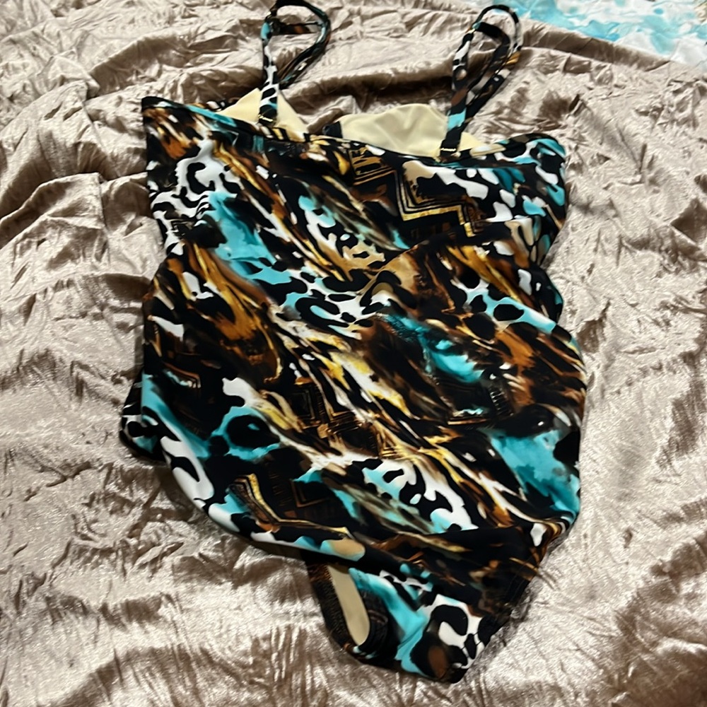 Miracle suit Java Jumble Razor Size 10 - Picture 2 of 3